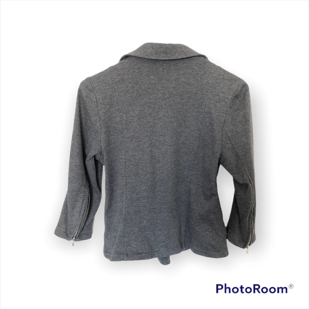 Gray moto jacket - Picture 2 of 2